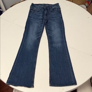 American eagle Women’s Dark Blue Bootcut Jeans - Unknown Brand